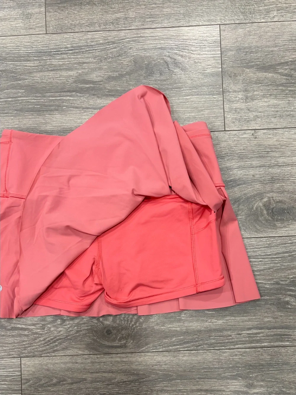 Lululemon athletica Women's Coral Pink Skirt with Flared Hem